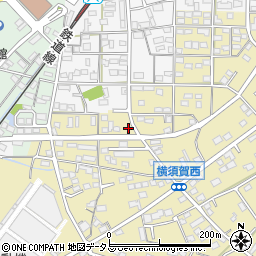 静岡県浜松市浜名区横須賀1543-4周辺の地図