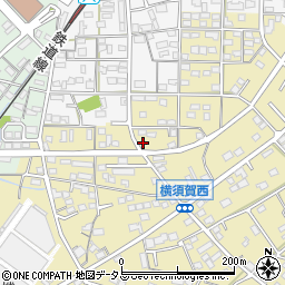 静岡県浜松市浜名区横須賀1422周辺の地図