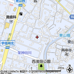 兵庫県姫路市東山1362周辺の地図