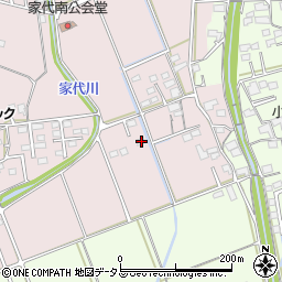 静岡県掛川市家代50周辺の地図