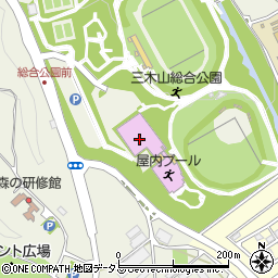 三木山総合公園総合体育館周辺の地図