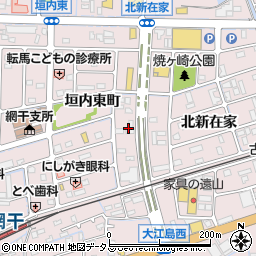 兵庫県姫路市網干区周辺の地図