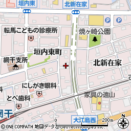 兵庫県姫路市網干区周辺の地図
