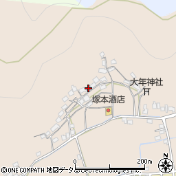 朝臣西山田公民館周辺の地図
