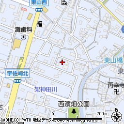 兵庫県姫路市東山1361周辺の地図