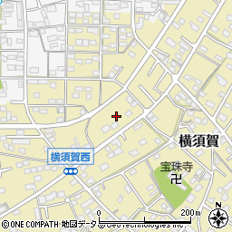 静岡県浜松市浜名区横須賀1253周辺の地図