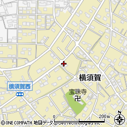 静岡県浜松市浜名区横須賀1033周辺の地図