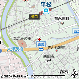 兵庫県姫路市大津区吉美786周辺の地図