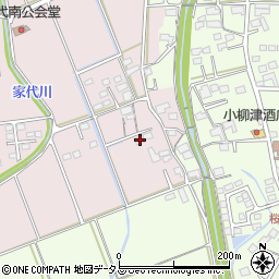 静岡県掛川市家代76周辺の地図