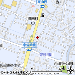 兵庫県姫路市東山276周辺の地図