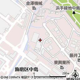 兵庫県姫路市飾磨区中島3365周辺の地図