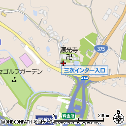 広島県三次市西酒屋町155-1周辺の地図