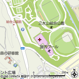 三木山総合公園総合体育館周辺の地図
