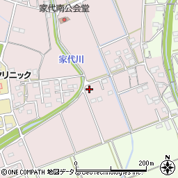 静岡県掛川市家代47周辺の地図