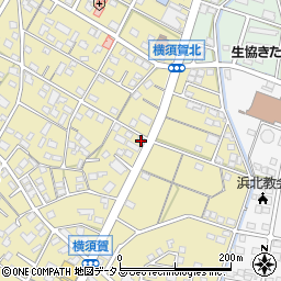 静岡県浜松市浜名区横須賀533周辺の地図