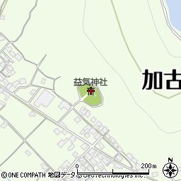 益気神社周辺の地図