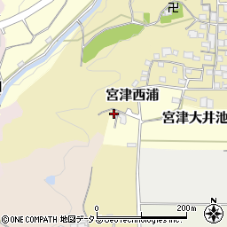 京都府京田辺市宮津大井池1-2周辺の地図