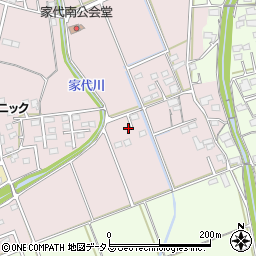 静岡県掛川市家代49周辺の地図