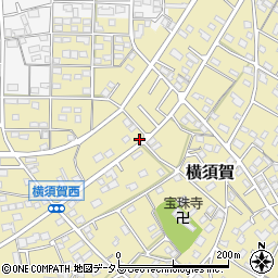 静岡県浜松市浜名区横須賀1245周辺の地図