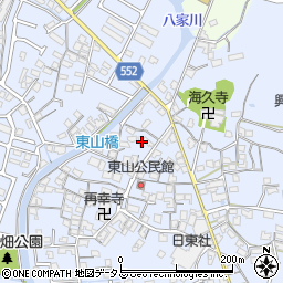 兵庫県姫路市東山743周辺の地図