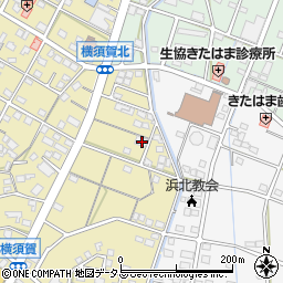 静岡県浜松市浜名区横須賀543周辺の地図