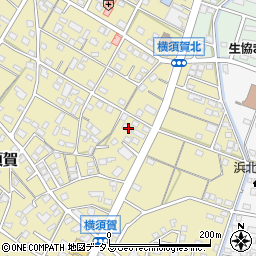静岡県浜松市浜名区横須賀509-1周辺の地図