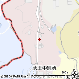 京都府京田辺市天王中別所周辺の地図