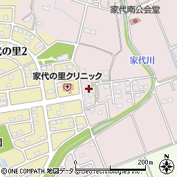 静岡県掛川市家代2177周辺の地図