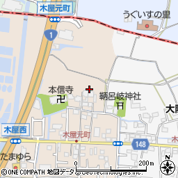 大阪府寝屋川市木屋元町周辺の地図