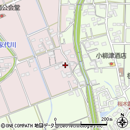 静岡県掛川市家代74周辺の地図