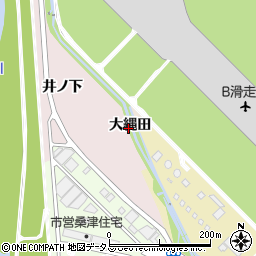 兵庫県伊丹市中村大縄田周辺の地図