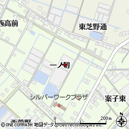 愛知県西尾市一色町生田一ノ切76周辺の地図