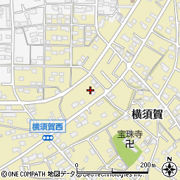 静岡県浜松市浜名区横須賀1250周辺の地図