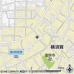 静岡県浜松市浜名区横須賀1287周辺の地図