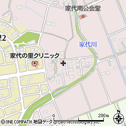 静岡県掛川市家代2176-4周辺の地図