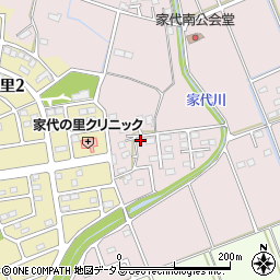 静岡県掛川市家代2176周辺の地図