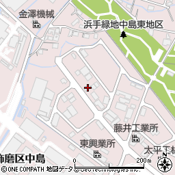 兵庫県姫路市飾磨区中島3429-3周辺の地図