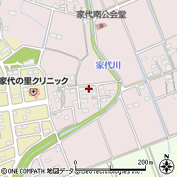 静岡県掛川市家代2164周辺の地図