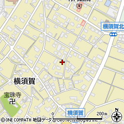 静岡県浜松市浜名区横須賀527-2周辺の地図