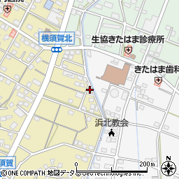 静岡県浜松市浜名区横須賀596周辺の地図