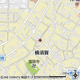 静岡県浜松市浜名区横須賀563周辺の地図