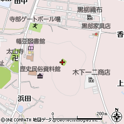 粟嶋大明神周辺の地図