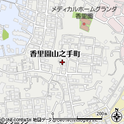 大阪府枚方市香里園山之手町38-38周辺の地図