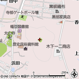 粟嶋大明神周辺の地図