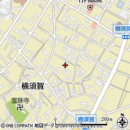 静岡県浜松市浜名区横須賀527周辺の地図