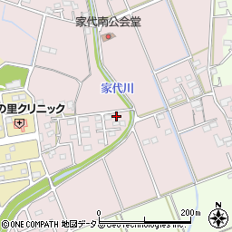 静岡県掛川市家代2165周辺の地図