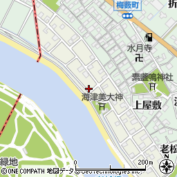 愛知県豊橋市梅薮西町周辺の地図