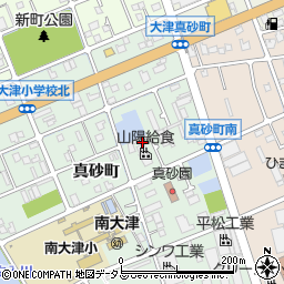 兵庫県姫路市大津区真砂町周辺の地図