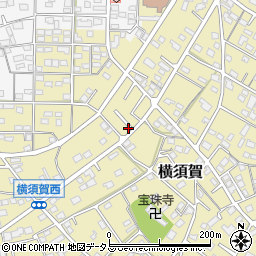 静岡県浜松市浜名区横須賀1288-22周辺の地図