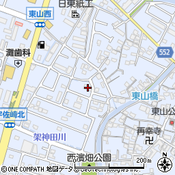 兵庫県姫路市東山1343周辺の地図